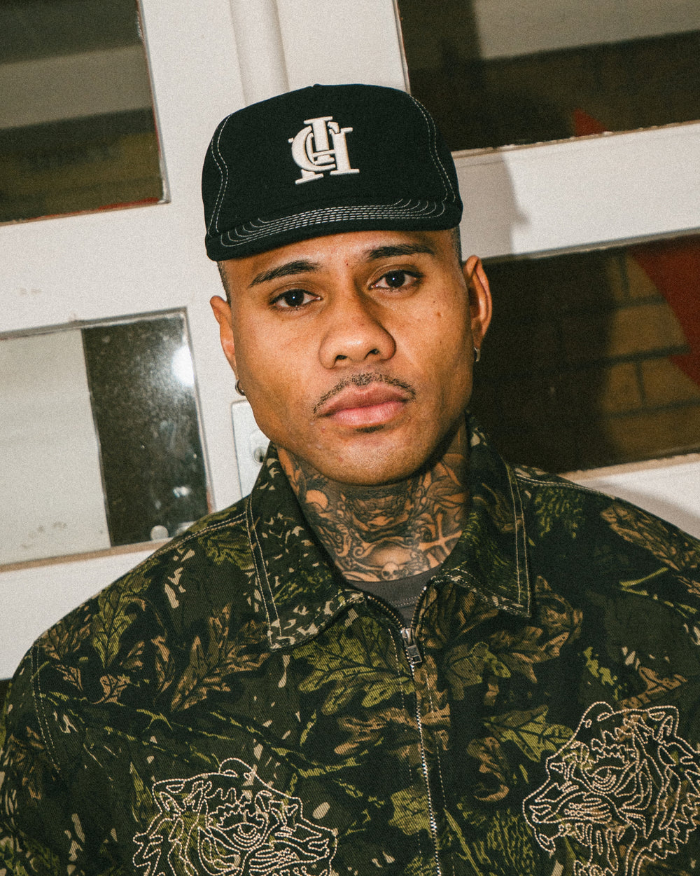 Monogram Ball Cap - Black