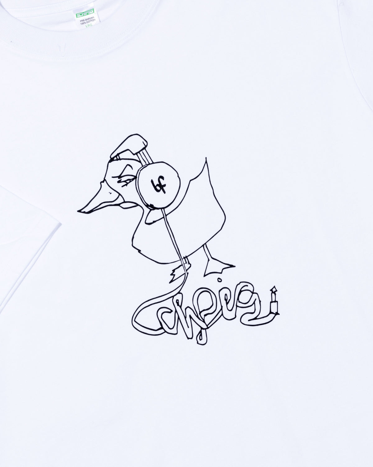 Sketchy Duck Tee - White