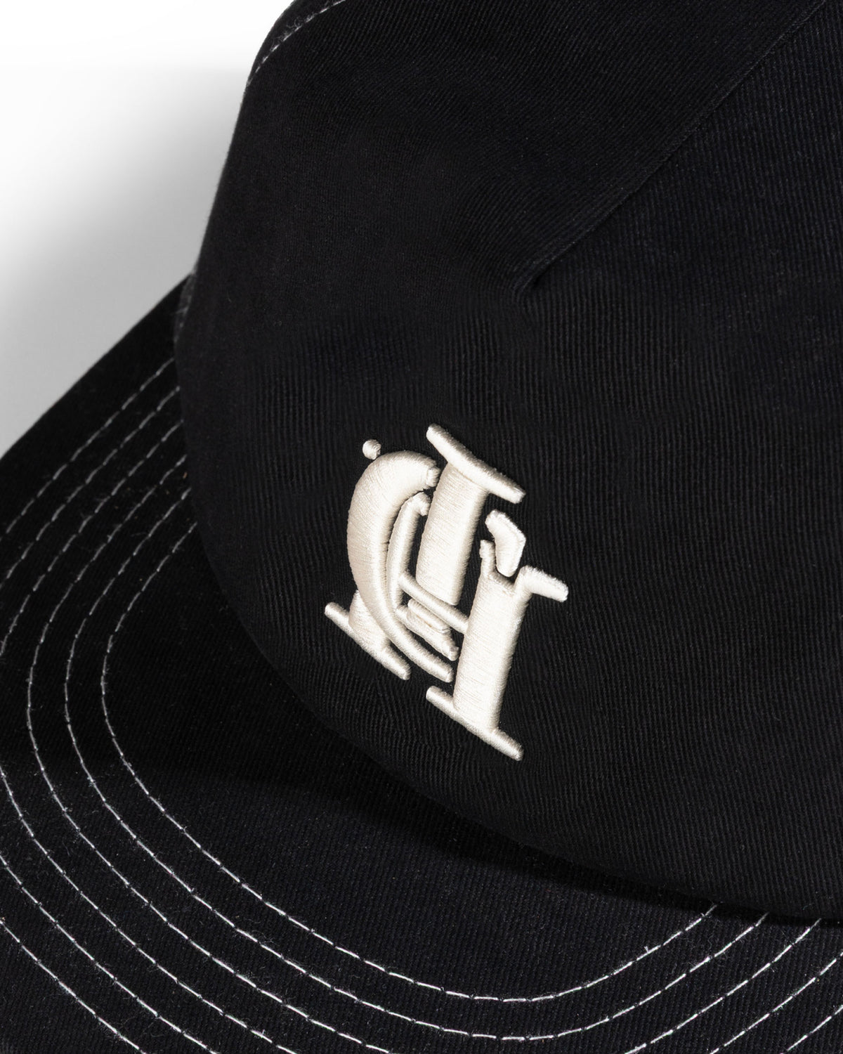 Monogram Ball Cap - Black