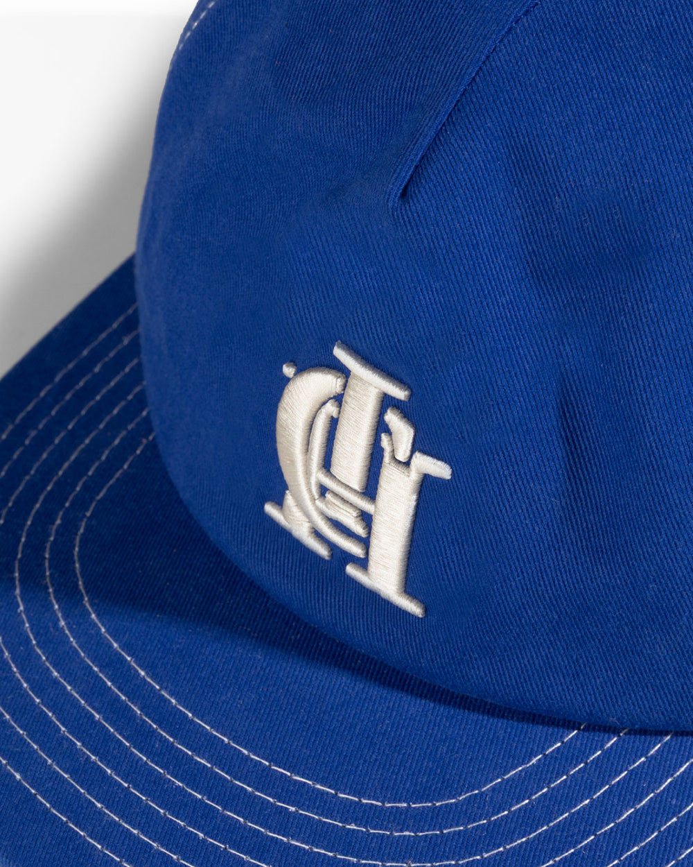 Monogram Ball Cap - Royal Blue