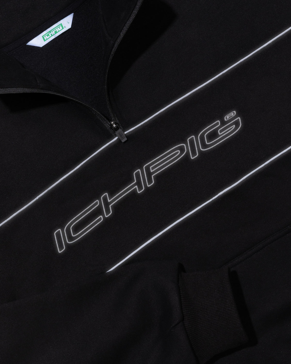 Flashback 1/4 Zip - Black