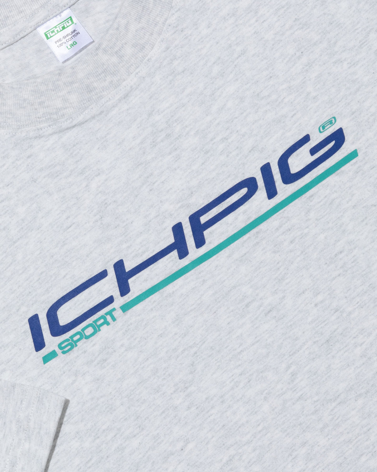 Sportsline Tee - White Marle