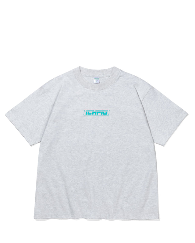 Strike Logo Tee - White Marle / Teal