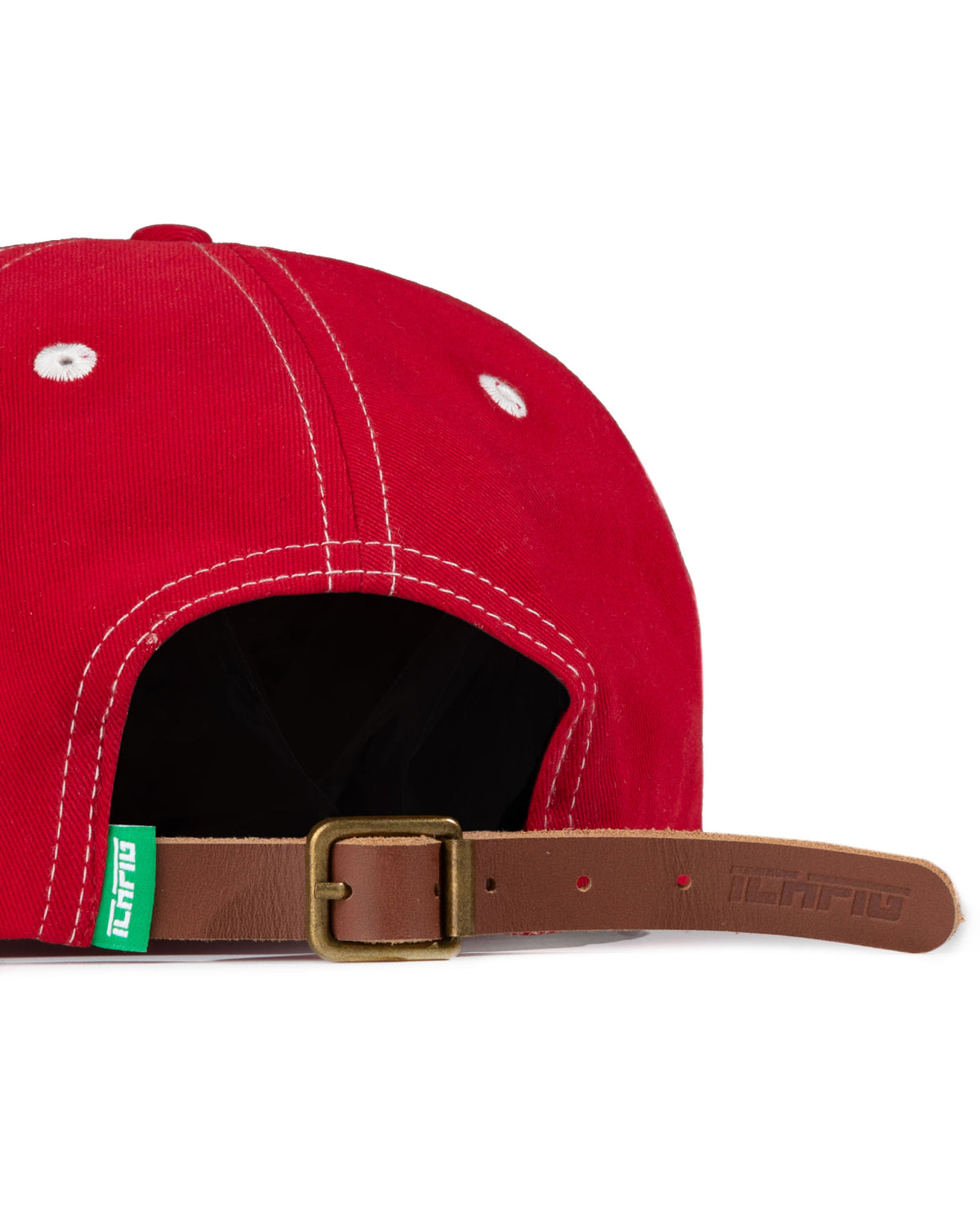 Monogram Ball Cap - Cherry