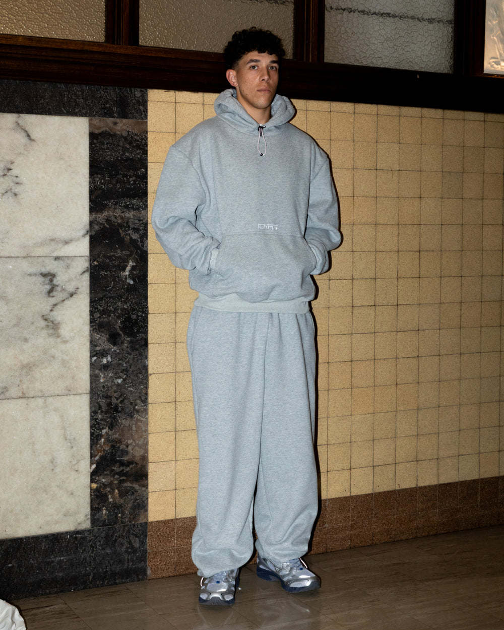 Strike Cinch-Up Hood - Grey Marle