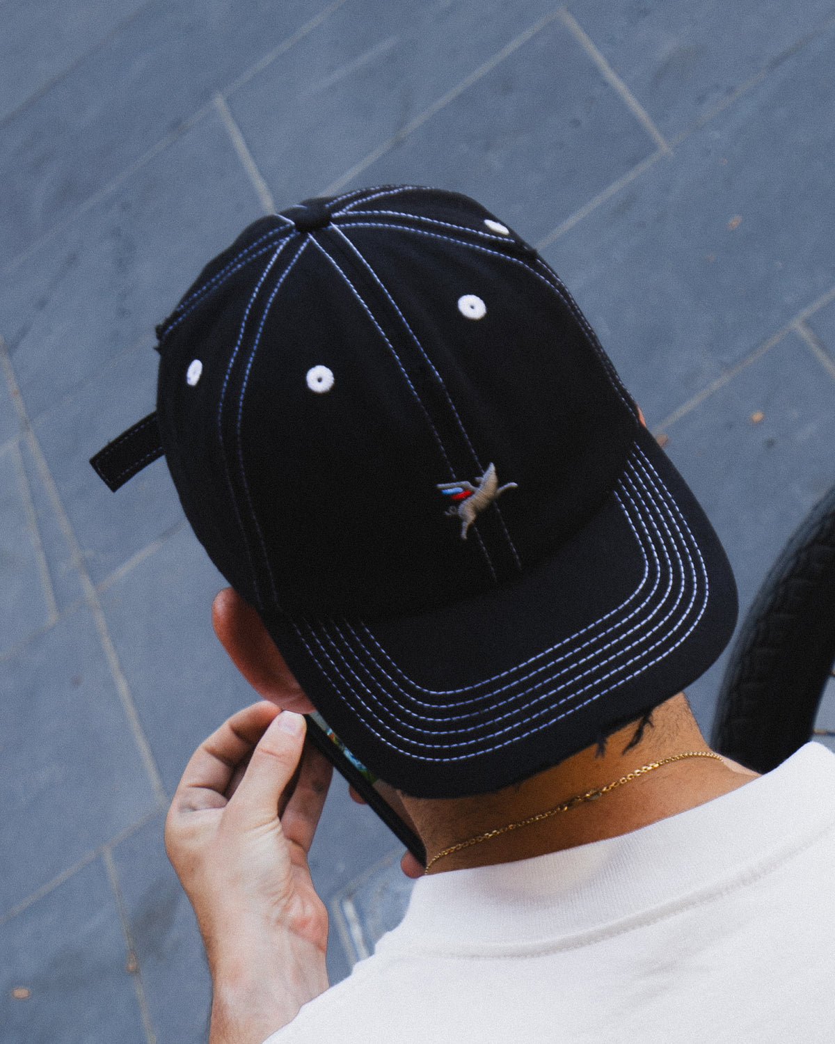 Pigasus Dad Cap - Washed Black