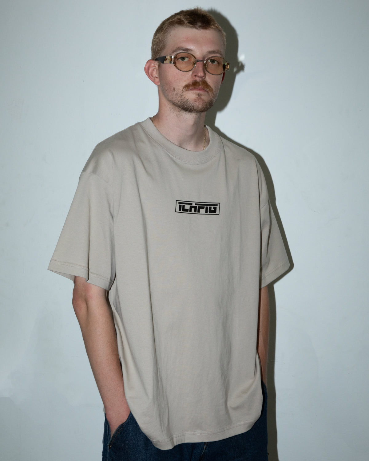 Strike Logo Tee - Taupe