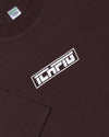 Strike Logo Tee - Espresso / White