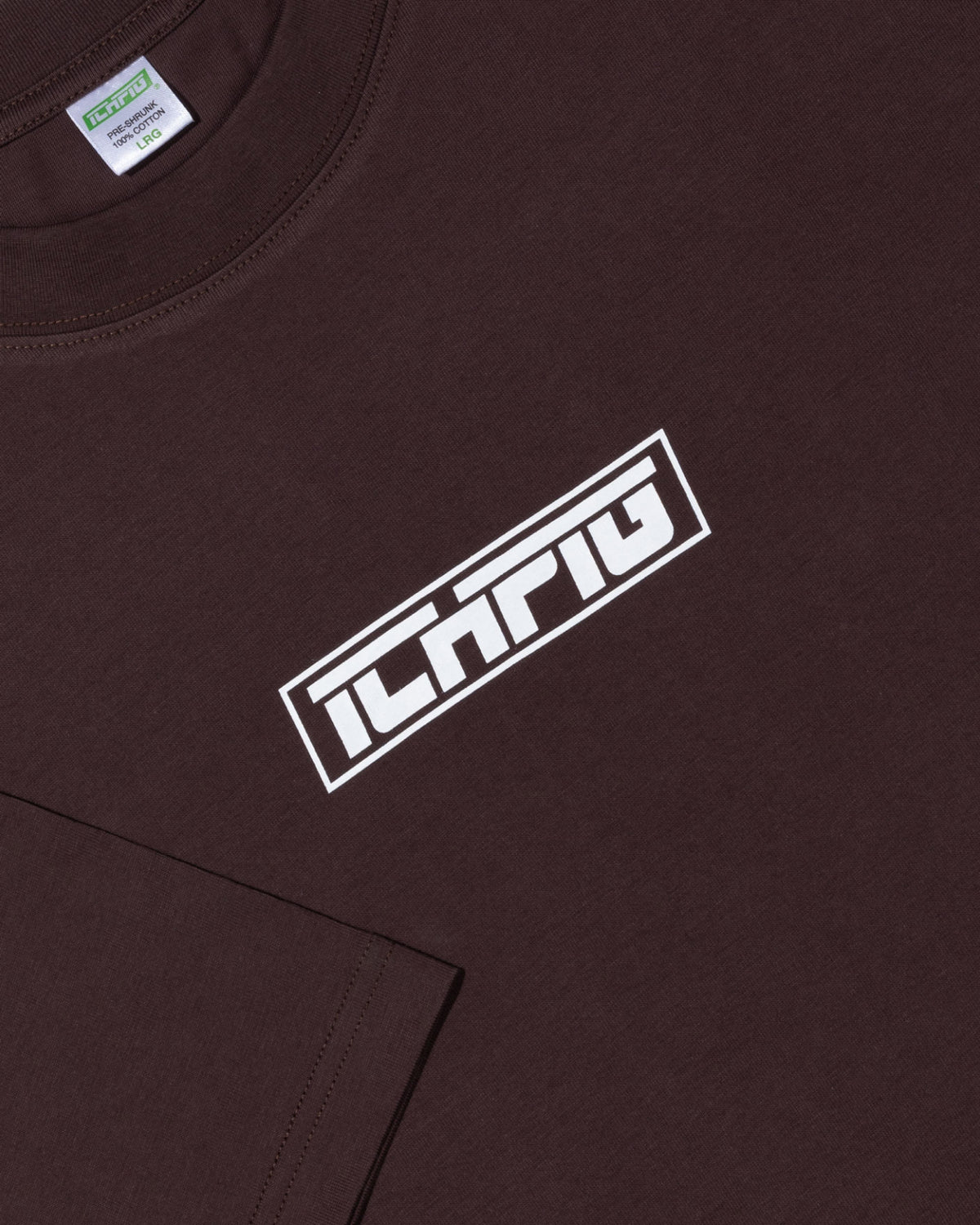 Strike Logo Tee - Espresso / White