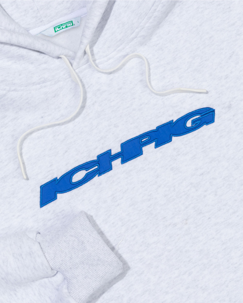 Motion Pullcord Hood - White Marle / Royal