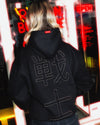 Warrior Pullcord Hood - Black