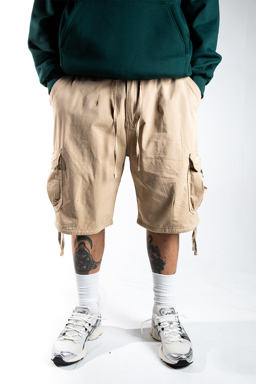 Para Cargo Shorts - Washed Khaki