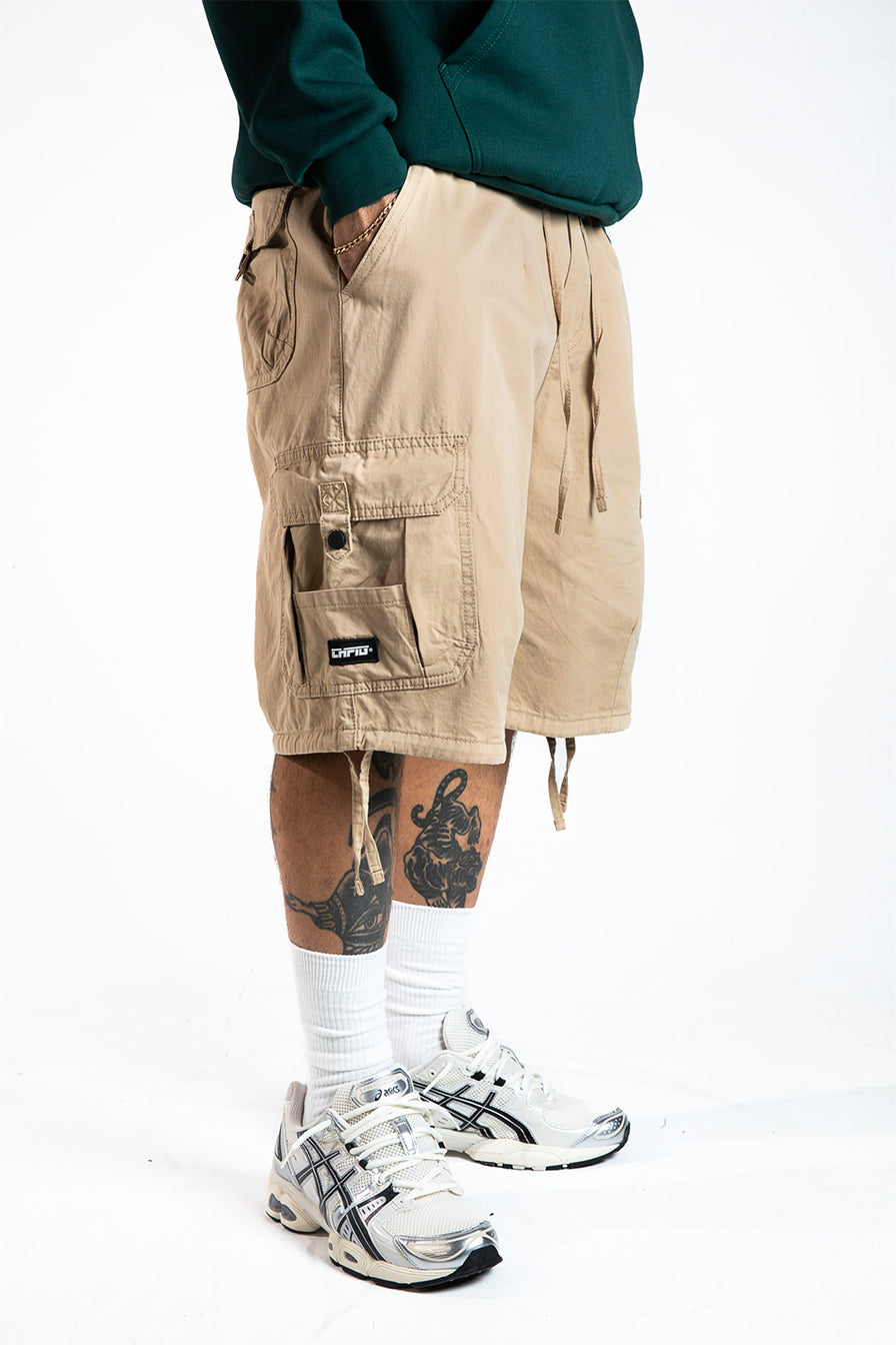 Para Cargo Shorts - Washed Khaki