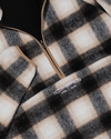 Checkline 1/2 Zip - Cream Plaid