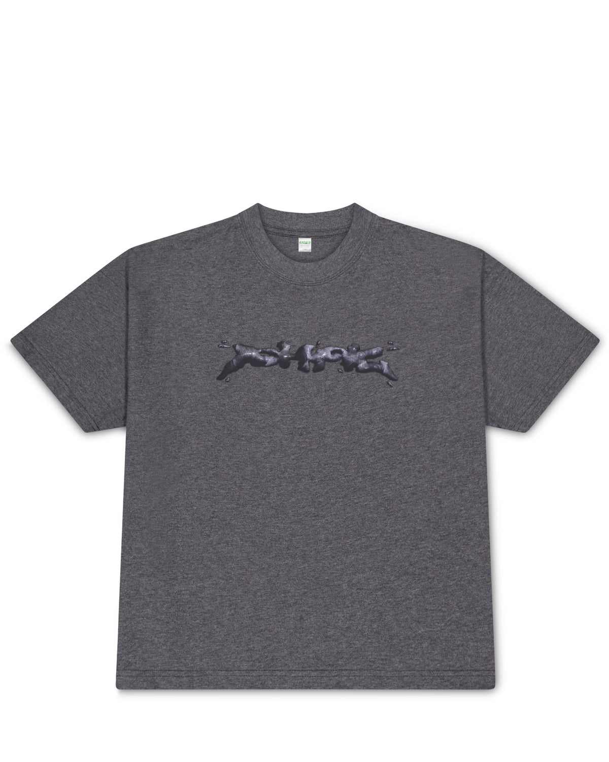 3D Groundbreak Tee - Charcoal Marle