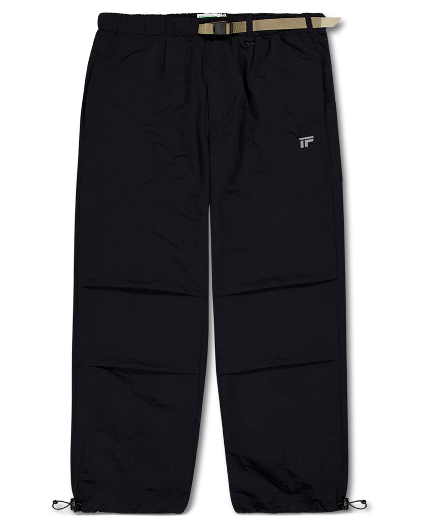Acid Washed Capri Length Bubble Pants