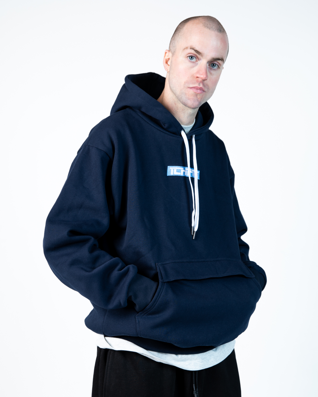 Strike Anorak Hood - Navy / Sky Blue