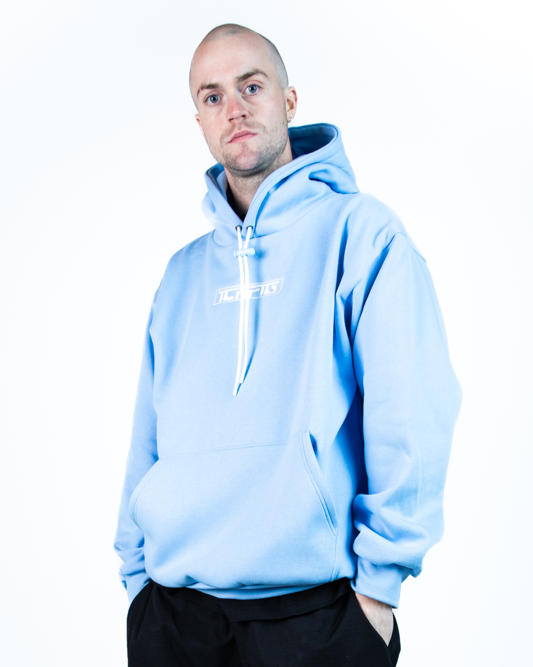 Strike Cord Lock Hood - Sky Blue