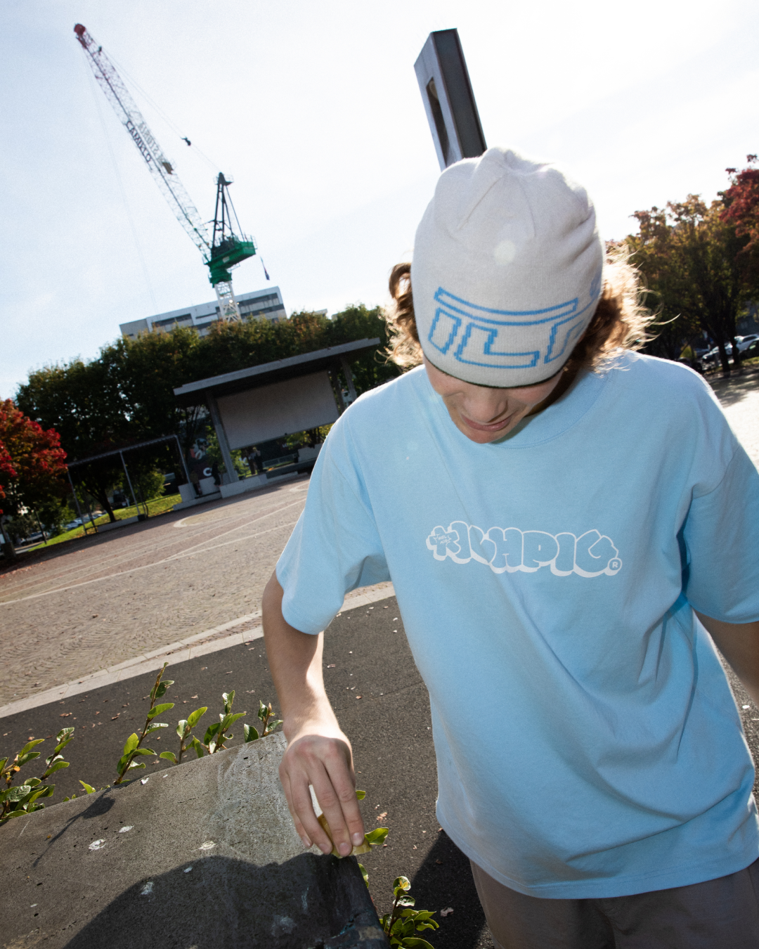 Throwie Tee - Sky Blue