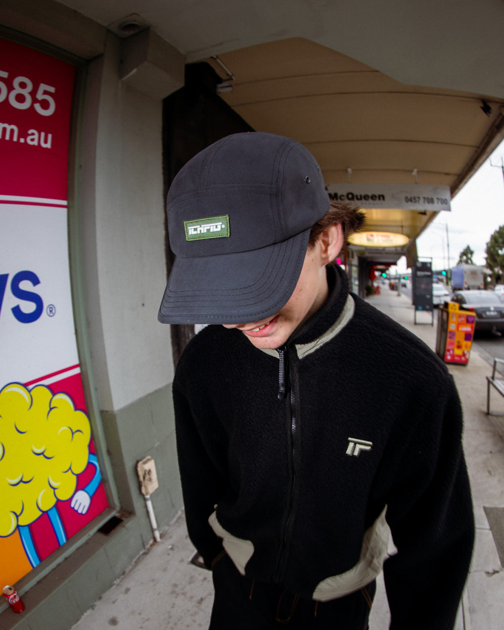 Softshell 5 Panel Cap - Blackout