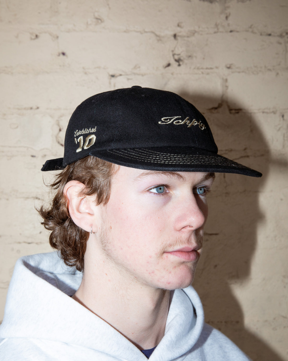 Legacy 6 Panel Hat - Black / Gold