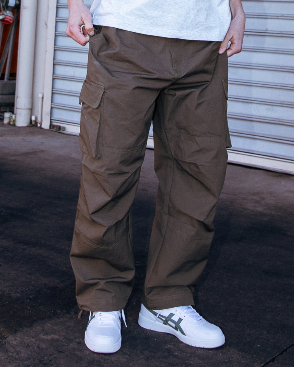 Ripstop Cargo Pants - Dark Olive