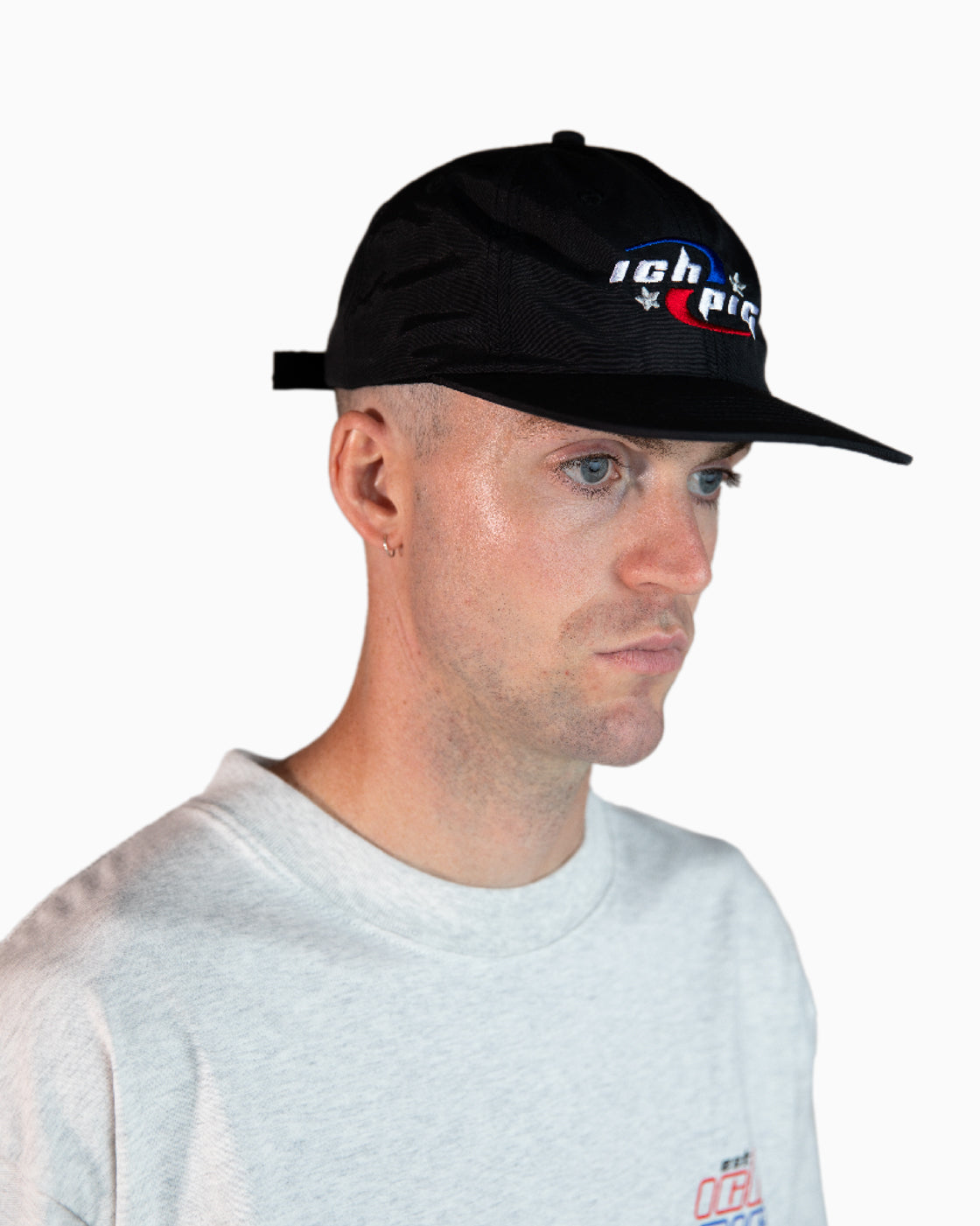 Swift Nylon 6 Panel Hat - Black