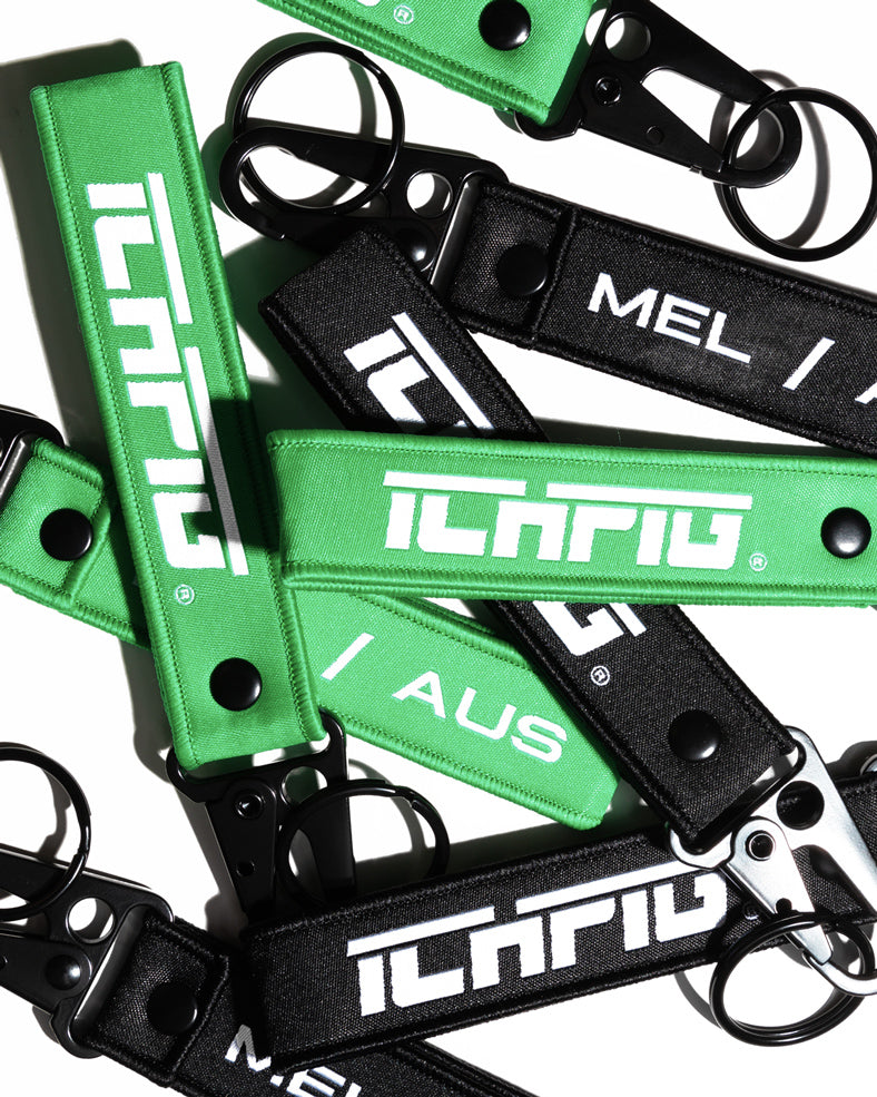 Strike Woven Keychain - OG Green