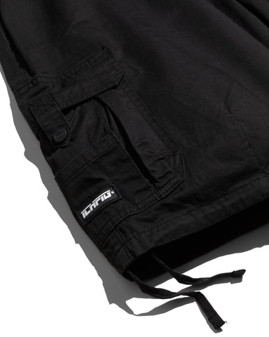 Para Cargo Shorts - Washed Black