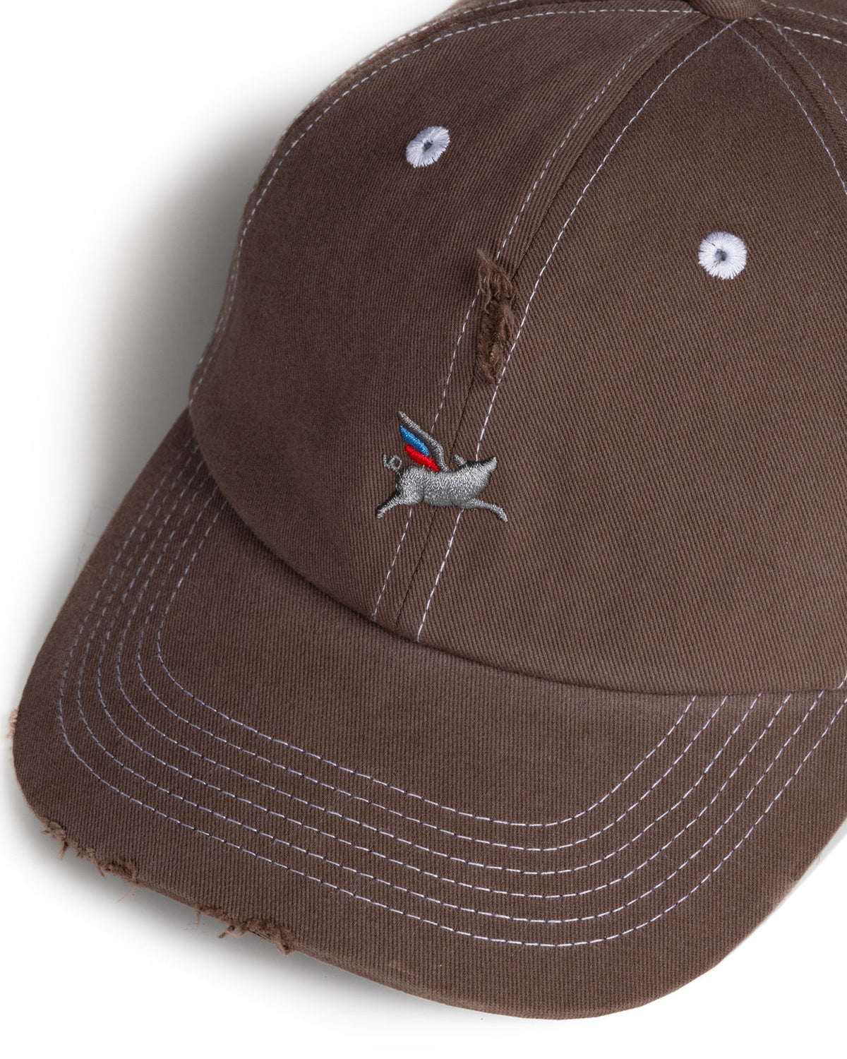 Pigasus Dad Cap - Washed Brown