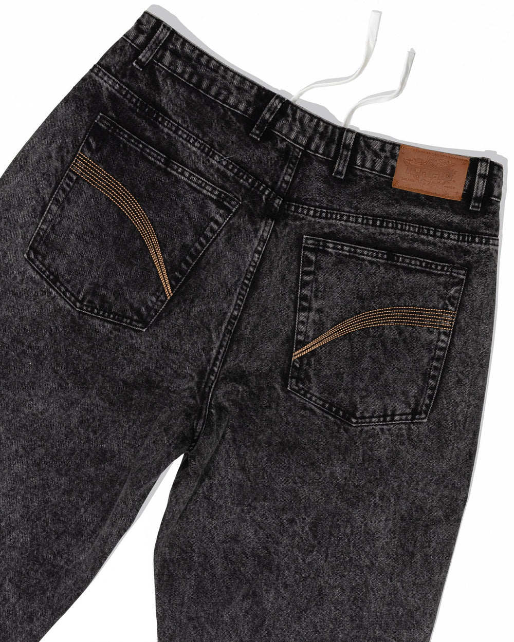 Pigasus Denim Jeans - Washed Black