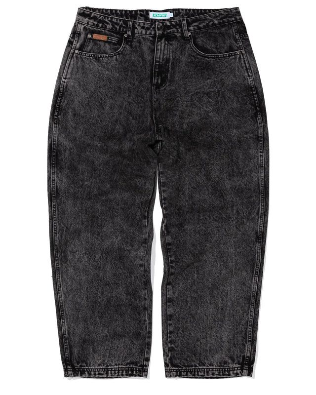 Pigasus Denim Jeans - Washed Black