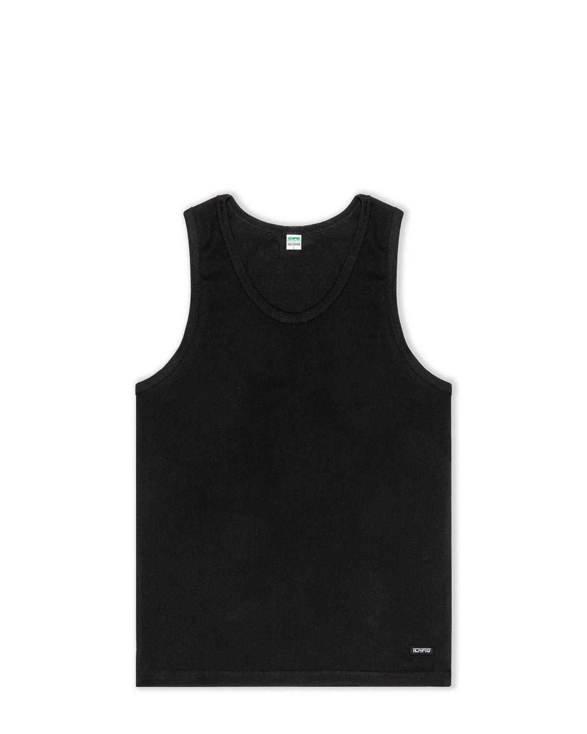 Pro Rib Singlet - Black