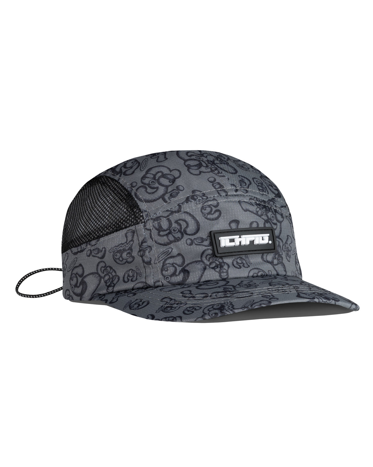 Rascals 7 Panel Hat - Gun Metal