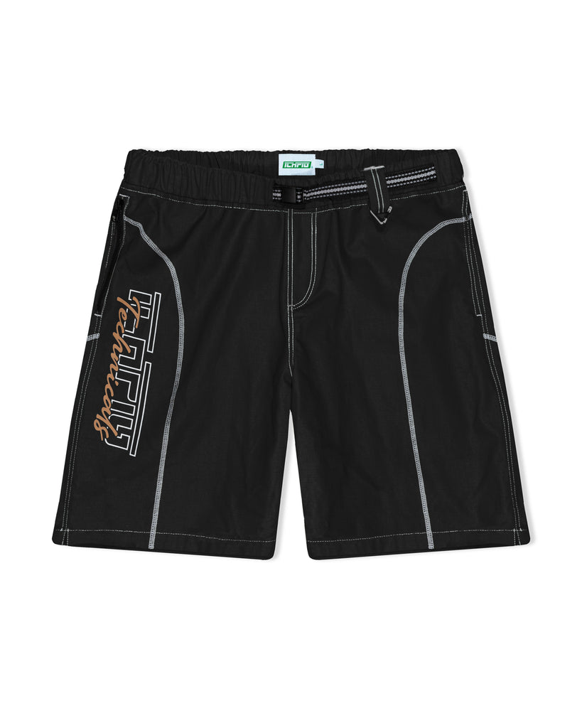 Ripstop Contrast Shorts - Onyx