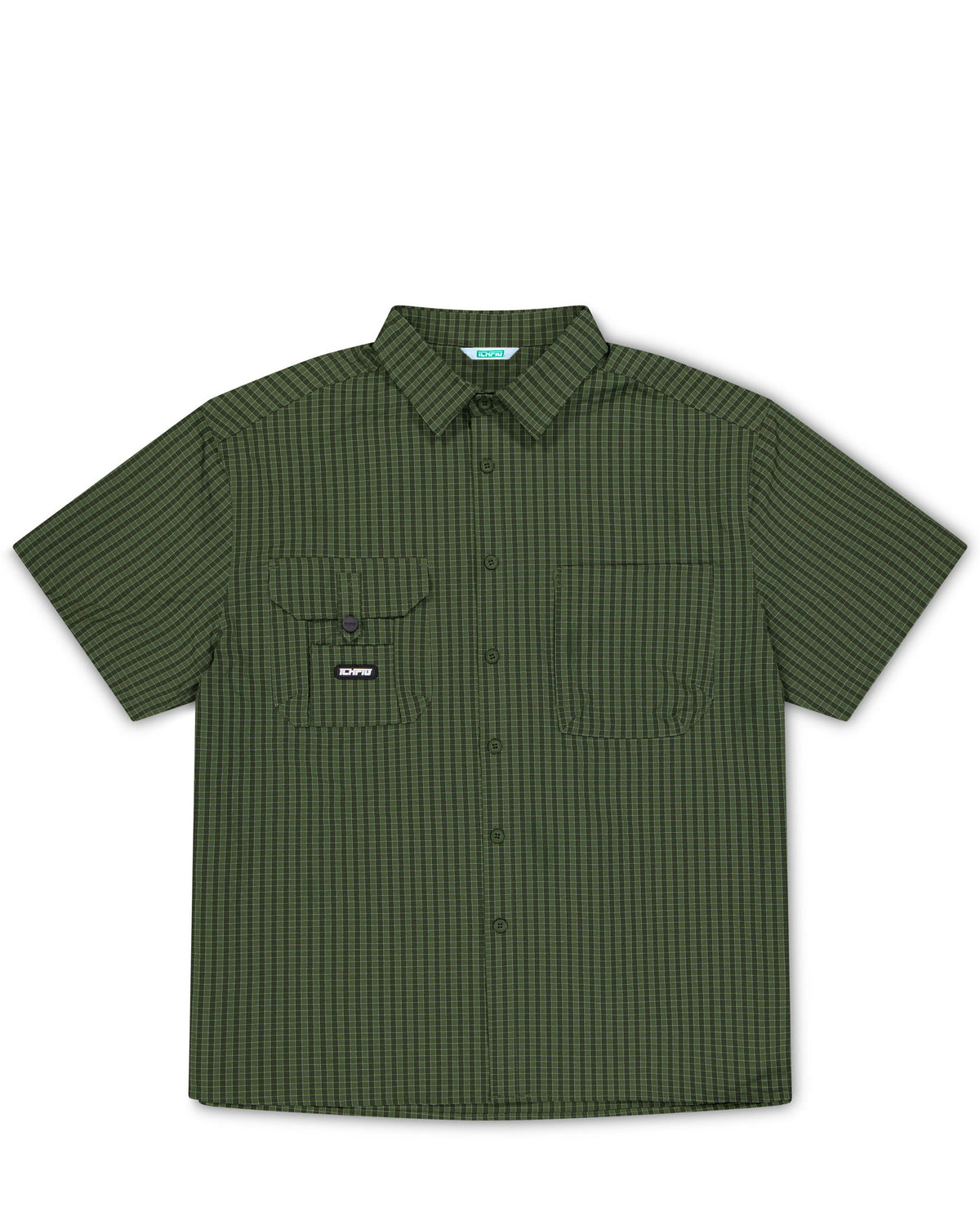 Ripstop Para Check Shirt - Dark Olive