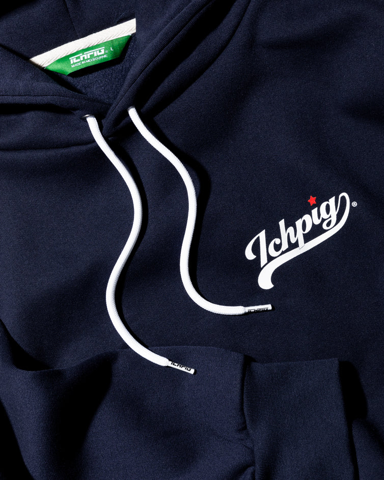 Script All Star Hood - Navy