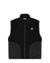 Sherpa Stash Vest - Black / Black