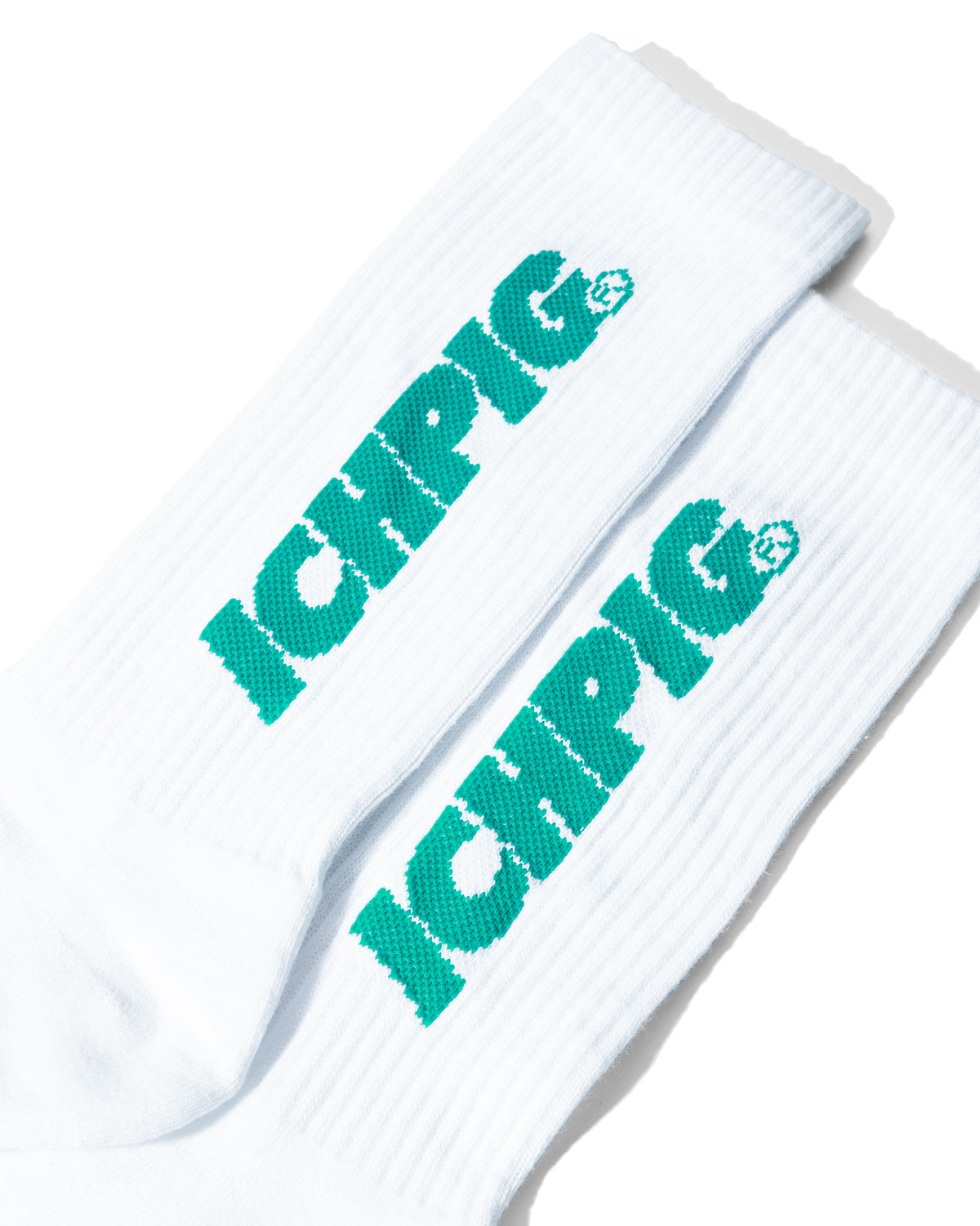 Sprinters Calf Socks - White / Teal