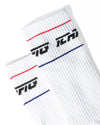 Strike Calf Socks - White