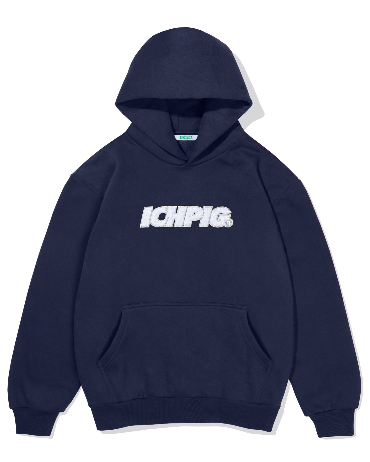 Sprinters Chenille Hood - Navy / White