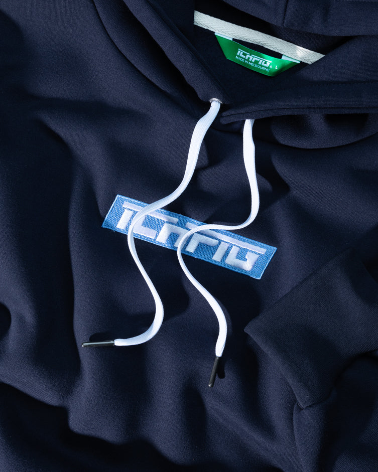 Strike Anorak Hood - Navy / Sky Blue