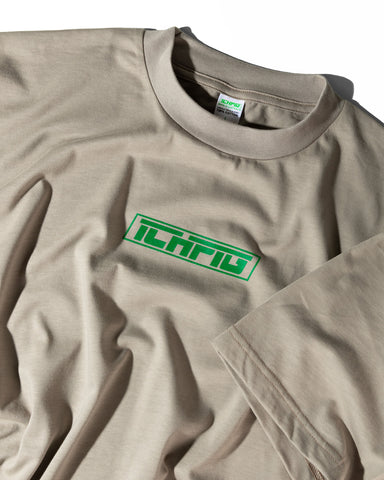 Strike Logo Tee - Taupe / Forest