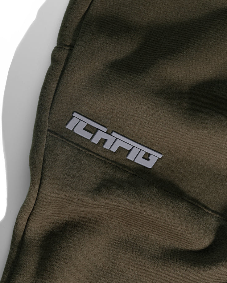 Strike Shot Cord Track Pants - Dark Olive