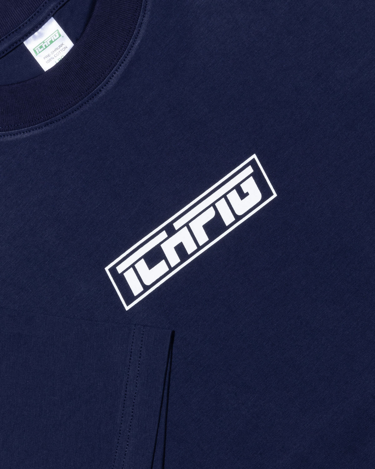Strike Logo Tee - Navy / White