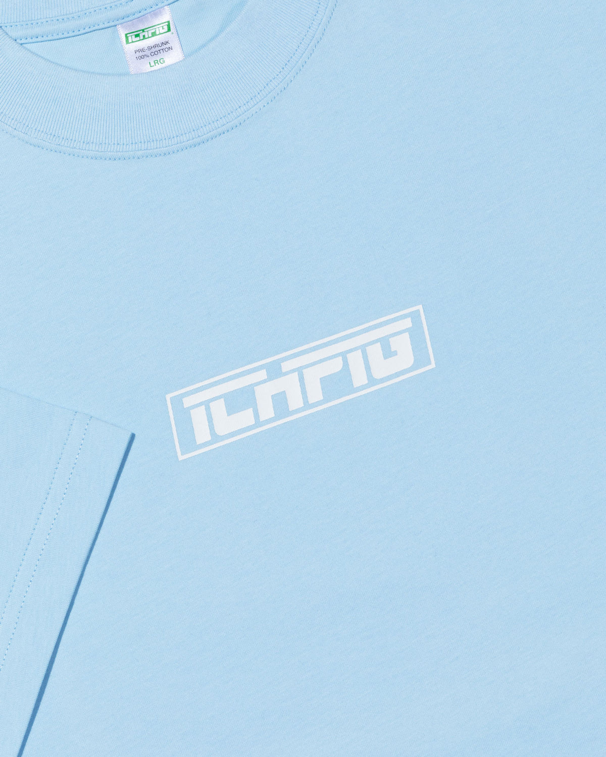 Strike Logo Tee - Sky / White