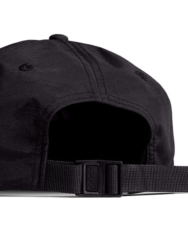 Swift Nylon 6 Panel Hat - Black