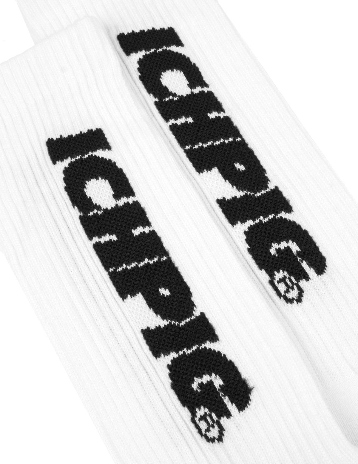 Sprinters Calf Socks - White / Black