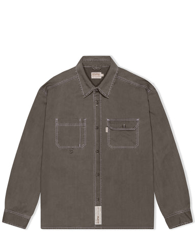 Articles Distressed Overshirt - Tusk