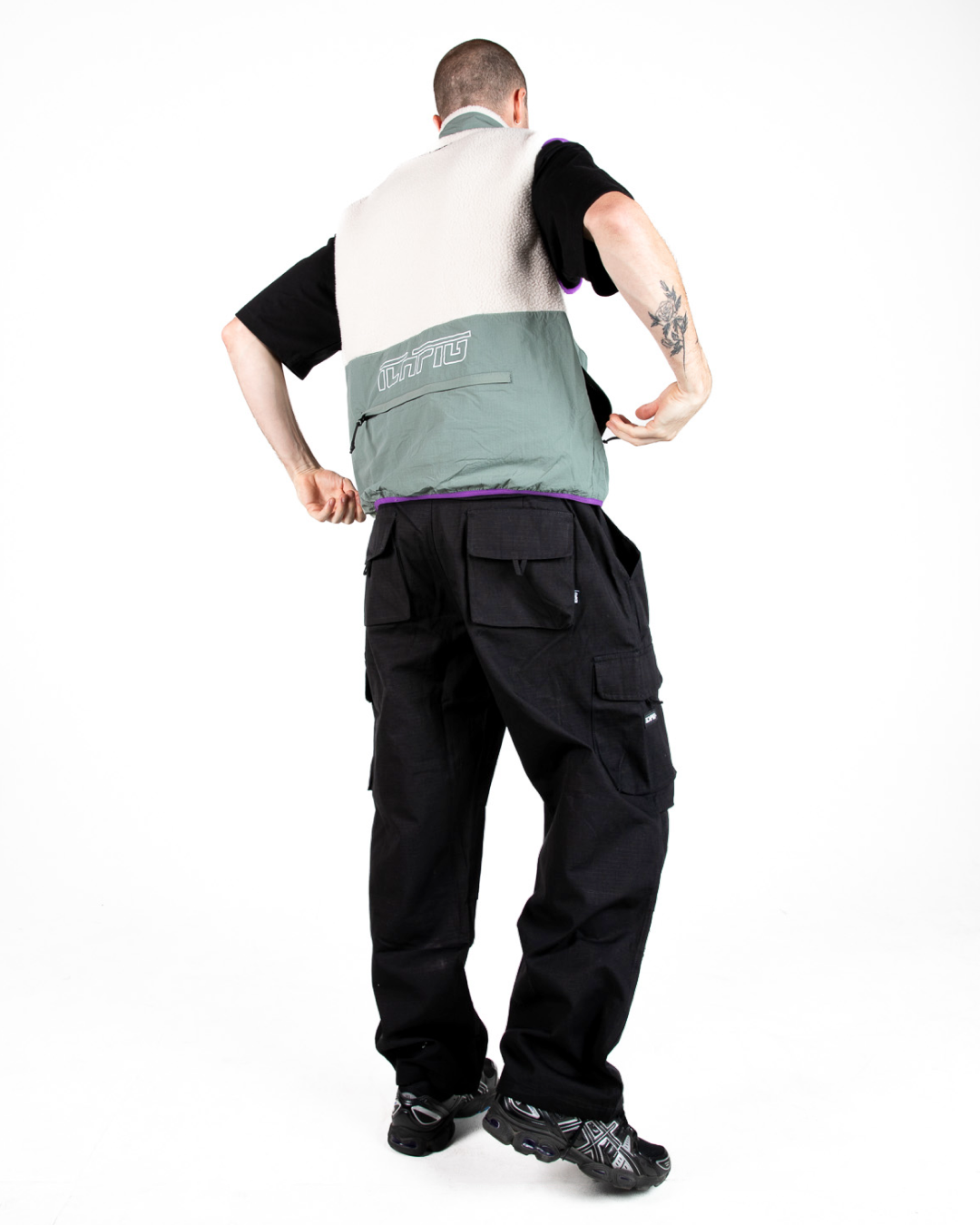 Ripstop Cargo Pants - Jet Black